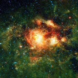 Star-birth region, space telescope image Star-birth region, space telescope image