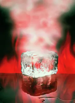 Three states of matter, ice, water, steam Three states of matter, ice, water, steam