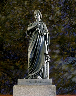 Industrial Revolution Technology Prints: Statue of Science