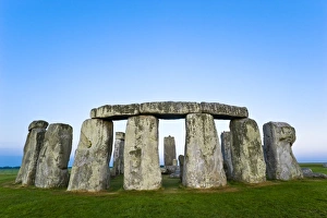 Stonehenge Print, Large Standing Stones on Salisbury Plain