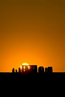 Stonehenge Sunset Prints: Stonehenge at sunset