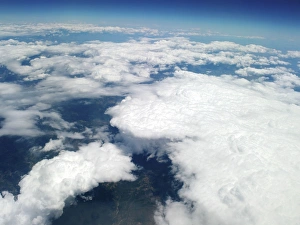 Altocumulus Cloud Formations Prints: Storm clouds over Greece