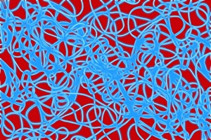 Molecular Model Prints: Strings, artwork