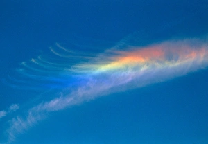 Sundog seen in the Mojave Desert sky, USA Sundog seen in the Mojave Desert sky, USA
