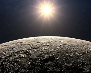 Solar System Prints: Surface of Mercury Print