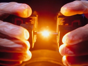 Synthesis of Buckyballs (C60): arcing electrodes Synthesis of Buckyballs (C60): arcing electrodes