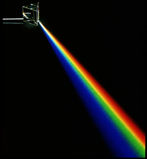 Refraction Of Light Prints: te light passed through a prism