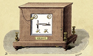 Historical Communication Technology Prints: Telegraph machine