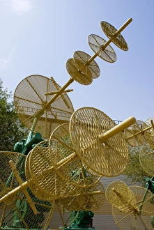 Space Exploration History Prints: Tracking antenna at Baikonur space museum