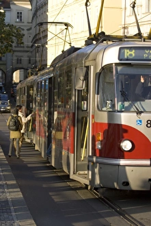 Prague Tram Prints: Tram in Prague