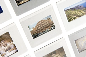 Photography Equipment Prints: Transparencies on a lightbox