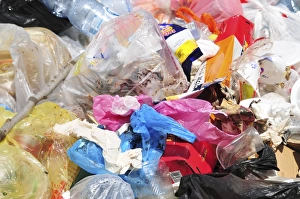 Plastic Bag Waste Prints: Trash and garbage