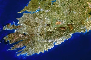 True-colour satellite image of Munster, Ireland True-colour satellite image of Munster, Ireland