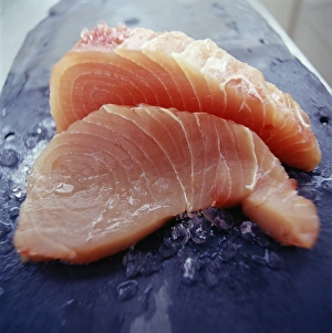 Fresh Seafood Options Prints: Tuna steaks