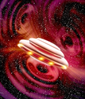 UFO in a black hole UFO in a black hole