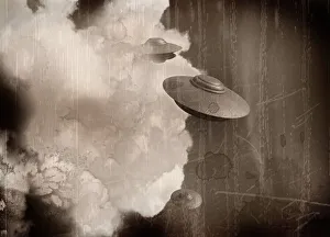 Spacecraft Concept Art Prints: UFOs, artwork