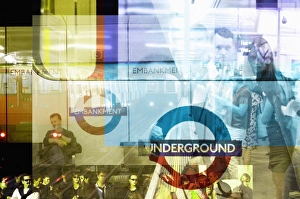 British Public Transport Prints: Underground trains