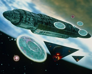 Images Dated 2000: UFOs in Various Forms Print