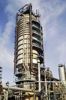 Vacuum pipestill at an oil refinery Vacuum pipestill at an oil refinery