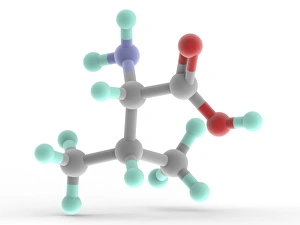 Valine Molecule Print