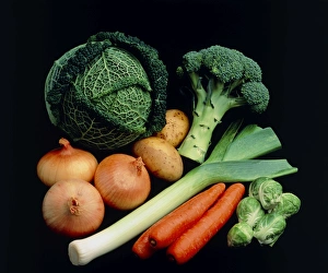 Grocery Shopping Tips Prints: Vegetable selection