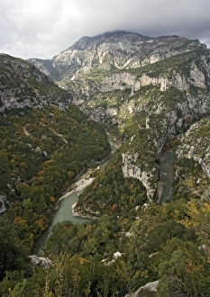 Autumn Scenery Prints: Verdon Gorge