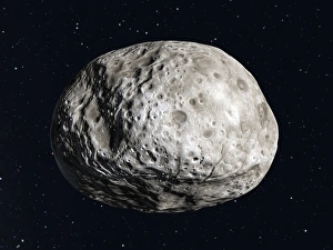 Hubble Telescope Prints: Vesta Asteroid Print