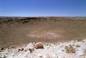 Images Dated 21st October 1998: View of Barringer Crater, Arizona, USA