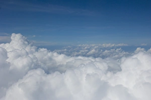 Aerial View Of Clouds Prints: View above clouds