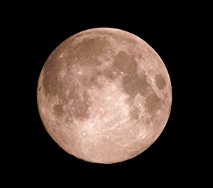 Lunar Landscape Photography Prints: View of the full moon