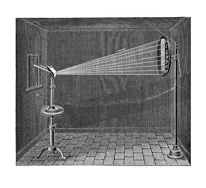 Sir Isaac Newton Prints: Visible Light Spectrum Print