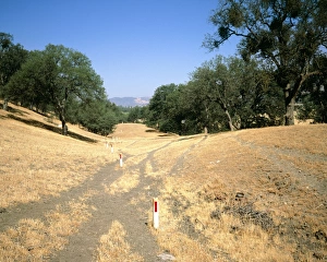 Visual markers along fault line: Parkfield Visual markers along fault line: Parkfield