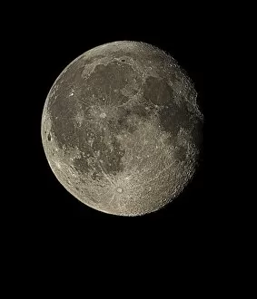 Images Dated 9th April 2001: Waning gibbous Moon