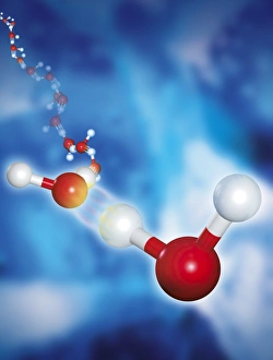 Water Molecule Print