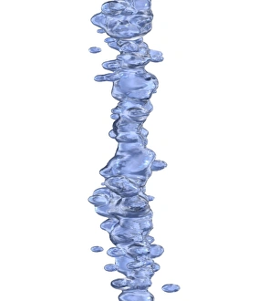 Abstract Water Design Prints: Water stream