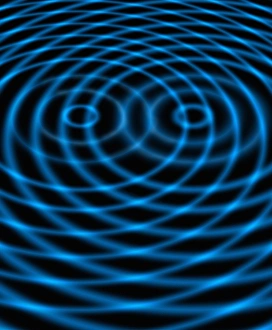 Prints of Wave interference patterns, artwork Images Dated 2011 August: Wave interference patterns Print