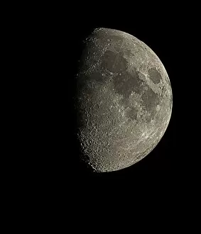 Images Dated 9th April 2001: Waxing gibbous Moon