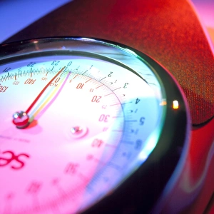 Weighing scales calibrated in kilograms and stones Weighing scales calibrated in kilograms and stones