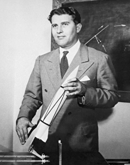 Wernher von Braun, German rocket designer Wernher von Braun, German rocket designer