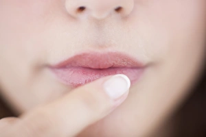 Woman's Lips Print