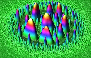 Yttrium oxide molecules on yttrium thin film Print