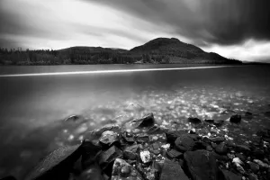 Black And White Landscape Photos Prints: Loch Side