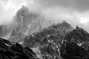 Images Dated 23rd December 2006: Chile, Southern Patagonia, Torres Del Paine National Park. Storm clouds clear to reveal a fresh