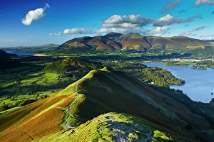 ENGLAND Cumbria Lake District National Park View from Cats Bells near Derwentwater ENGLAND Cumbria Lake District National Park View from Cats Bells near Derwentwater