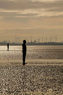 England, Merseyside, Antony Gormley Another Place England, Merseyside, Antony Gormley Another Place
