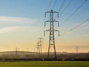 England, Northumberland, Electricity Pylons England, Northumberland, Electricity Pylons