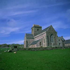 Iona Abbey Print - A Photographic Image of Iona Abbey in Scotland