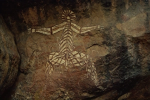 Aboriginal painting, Kakadu, Northern Territory, Australia, Pacific Aboriginal painting, Kakadu, Northern Territory, Australia, Pacific
