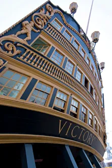 Admiral Nelsons ship, HMS Victory, Portsmouth Historic Docks, Portsmouth, Hampshire Admiral Nelsons ship, HMS Victory, Portsmouth Historic Docks, Portsmouth, Hampshire