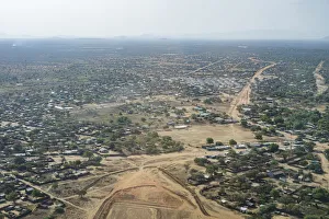 Aerial of Kapoita, Eastern Equatoria State,, South Sudan, Africa Aerial of Kapoita, Eastern Equatoria State,, South Sudan, Africa